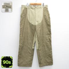 �Ò� L.L.Bean �G���G���r�[�� �p���c �����Y 90�N�� �n���e�B���O �u�b�V���p���c �p�b�`���[�N �x�[�W�� 26aug17 ����