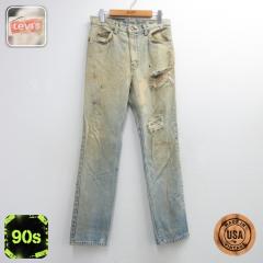 �Ò� Levis ���[�o�C�X 509 �p���c �����Y 90�N�� 90s �R�b�g�� USA�� �l�C�r�[ spe 26aug28 ����