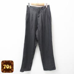 �Ò� �r���e�[�W �X���b�N�X �p���c �����Y 70�N�� 70s �E�[�� �O���[ W28 ���� �{�g���X �����O ���� �Ò�