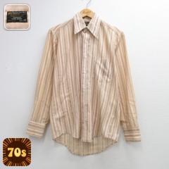�Ò� TOWNCRAFT ���� �V���c �����Y 70�N�� 70s PENN PREST �x�[�W�� �X�g���C�v 26aug31 ����