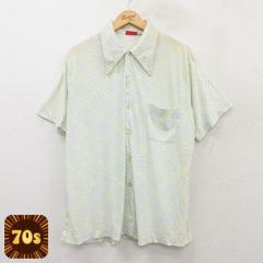�Ò� ���� �V���c �����Y 70�N�� 70s ���� ���Α� �O���[�� XL�T�C�Y ���� �g�b�v�X ���� �Ò�