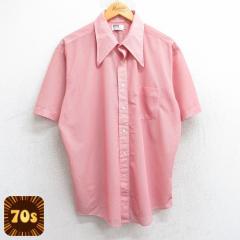 �Ò� �����S�����[���[�h ���� �V���c �����Y 70�N�� 70s �ԑ� ���b�h XL�T�C�Y ���� �g�b�v�X ���� �Ò�