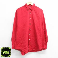 �Ò� �m�[�e�B�J NAUTICA ���� �u�����h �V���c �����Y 90�N�� 90s �����|�C���g���S �傫���T�C�Y �R�b�g�� �{�^���_�E�� ��  ���� �Ò�