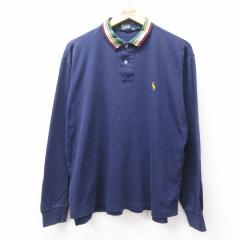�Ò� �����t���[���� Ralph Lauren ���� �u�����h �|�� �V���c �����Y 90�N�� 90s �����|�C���g���S �R�b�g�� USA�� �Z���� �l ���� �Ò�