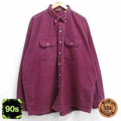 �Ò� �t�@�C�u�u���U�[ ���� �w�r�[ �t�����l�� �V���c �����Y 90�N�� 90s �傫���T�C�Y �R�b�g�� �{�^���_�E�� USA�� �G���W  ���� �Ò�