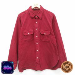 �Ò� �E�[�����b�` WOOLRICH ���� �w�r�[ �t�����l�� �V���c �����Y 80�N�� 80s �R�b�g�� USA�� �G���W XL�T�C�Y ���� �g�b�v ���� �Ò�