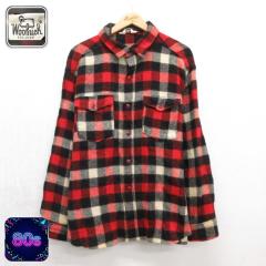 �Ò� Woolrich ���b�h�`�F ���� �V���c �����Y 80�N�� 80s �o�b�t�@���[�`�F�b�N �t���b�v�|�P�b�g �E�[�����b�` 26sep18 ����