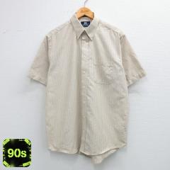 �Ò� ���� �V���c �����Y 90�N�� 90s �{�^���_�E�� �x�[�W���� �J�[�L �X�g���C�v XL�T�C�Y ���� �g�b�v�X ���� �Ò�