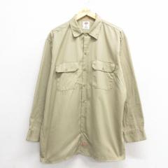 �Ò� �f�B�b�L�[�Y Dickies ���� ���[�N �V���c �����Y �x�[�W�� �J�[�L XL�T�C�Y ���� �g�b�v�X ���� �Ò�