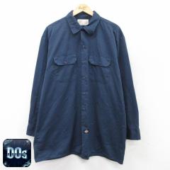 �Ò� �f�B�b�L�[�Y Dickies ���� �V���c �����Y 00�N�� 00s �傫���T�C�Y �����O�� �� �l�C�r�[ XL�T�C�Y ���� �g�b�v�X ���� �Ò�