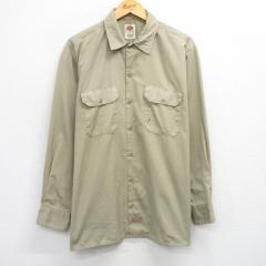 �Ò� �f�B�b�L�[�Y Dickies ���� ���[�N �V���c �����Y �x�[�W�� �J�[�L XL�T�C�Y ���� �g�b�v�X ���� �Ò�