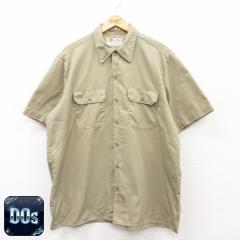 �Ò� �f�B�b�L�[�Y Dickies ���� ���[�N �V���c �����Y 00�N�� 00s �傫���T�C�Y �x�[�W�� �J�[�L XL�T�C�Y ���� �g�b�v�X ���� �Ò�