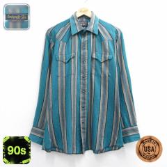 �Ò� ���� �E�G�X�^�� �V���c �����Y 90�N�� 90s USA�� �O���[�� �X�g���C�v 26jun12 ����