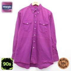 �Ò� �����O���[ Wrangler ���� �E�G�X�^�� �V���c �����Y 90�N�� 90s �R�b�g�� �{�^���_�E�� USA�� �p�[�v�� 26aug20 ����