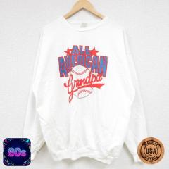 �Ò� ���� �X�E�F�b�g �����Y 80�N�� 80s Grandpa �N���[�l�b�N USA�� �� �z���C�g XL�T�C�Y ���� �X�G�b�g �g���[�i�[ �g�b�v ���� �Ò�