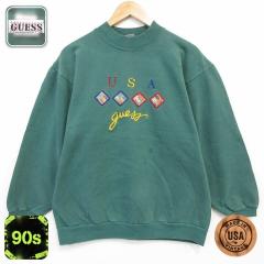 �Ò� �Q�X GUESS ���� �X�E�F�b�g �����Y 90�N�� 90s USA���S �h�J ���b�N�l�b�N �n�C�l�b�N USA�� �� 25nov20 ����