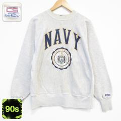 �Ò� ���� �X�E�F�b�g �����Y 90�N�� 90s �~���^���[ �l�C�r�[ ���o�[�X�^�C�v �N���[�l�b�N �O���[ ���~�� spe 26jul24 ����
