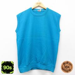 �Ò� �m�[�X���[�u �X�E�F�b�g �����Y 90�N�� 90s ���n �N���[�l�b�N USA�� ���F S�T�C�Y ���� �X�G�b�g �g���[�i�[ �g�b�v�X ���� �Ò�