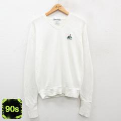 �Ò� IZOD ���� �Z�[�^�[ �����Y 90�N�� 90s SeaPines �R�b�g�� V�l�b�N �� �z���C�g M�T�C�Y ���� �j�b�g �g�b�v�X ���� �Ò�