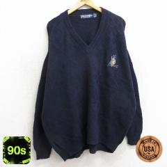 �Ò� ���� �Z�[�^�[ �����Y 90�N�� 90s �S���t ��D�� �傫���T�C�Y �R�b�g�� V�l�b�N USA�� �� �l�C�r�[ XL�T�C�Y ���� �j�b ���� �Ò�