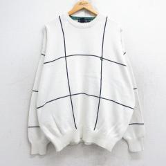 �Ò� �m�[�e�B�J NAUTICA ���� �u�����h �Z�[�^�[ �����Y 90�N�� 90s �����|�C���g���S �傫���T�C�Y �R�b�g�� �N���[�l�b�N  ���� �Ò�