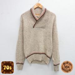 �Ò� �W�����Z�� ���� �r���e�[�W �Z�[�^�[ �����Y 70�N�� 70s �E�[�� �V���[���J���[ USA�� �x�[�W���� �J�[�L S�T�C�Y ����  ���� �Ò�