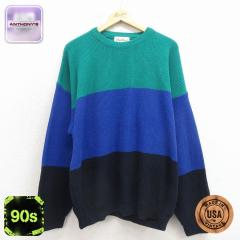 �Ò� �G�f�B�[�o�E�A�[ ���� �Z�[�^�[ �����Y 90�N�� 90s �傫���T�C�Y �R�b�g�� �N���[�l�b�N USA�� �� spe 26apr25 ����