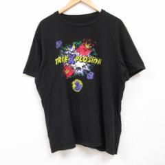 古着 半袖 Tシャツ メンズ NASCAR クルーネック 黒 ブラック Lサイズ 中古 中古 古着