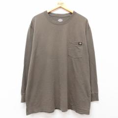 �Ò� �f�B�b�L�[�Y Dickies ���� T�V���c �����Y ���|�P�b�g�t�� �傫���T�C�Y �R�b�g�� �N���[�l�b�N ���n �u���E�� XL�T�C�Y ���� �Ò�