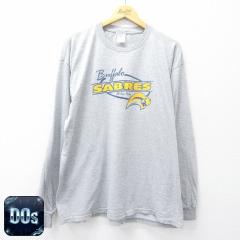 �Ò� ���� �r���e�[�W T�V���c �����Y 00�N�� 00s NHL �o�b�t�@���[�Z�C�o�[�Y �傫���T�C�Y �N���[�l�b�N ���O���[ ���~�� �A ���� �Ò�