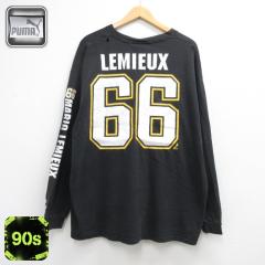 �Ò� PUMA �v�[�} ���� T�V���c �����Y 90�N�� 90s NHL �y���M���Y �A�C�X�z�b�P�[ �s�b�c�o�[�O �R�b�g�� �N���[�l�b�N �u���b�N 26sep0