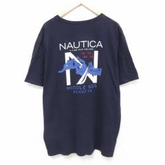 �Ò� �m�[�e�B�J NAUTICA ���� �u�����h T�V���c �����Y MIDDLE �傫���T�C�Y �R�b�g�� �N���[�l�b�N �� �l�C�r�[ XL�T�C�Y �� ���� �Ò�