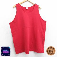 �Ò� ���b�Z�� �r���e�[�W �^���N�g�b�v �����Y 80�N�� 80s ���n �傫���T�C�Y �R�b�g�� �N���[�l�b�N USA�� �� ���b�h XL�T�C ���� �Ò�