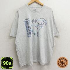 �Ò� �w�C���Y Hanes ���� �r���e�[�W T�V���c �����Y 90�N�� 90s �J�E�{�[�C ��ƍL�� �傫���T�C�Y �N���[�l�b�N USA�� ���O ���� �Ò�