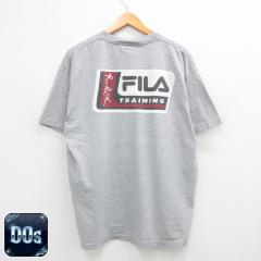 �Ò� �t�B�� FILA ���� �r���e�[�W T�V���c �����Y 00�N�� 00s �r�b�O���S �傫���T�C�Y �N���[�l�b�N �O���[ ���~�� XL�T�C�Y ���� �Ò�