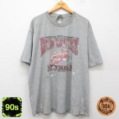 �Ò� ���[ Lee ���� �r���e�[�W T�V���c �����Y 90�N�� 90s NHL �f�g���C�g���b�h�E�B���O�X �傫���T�C�Y �N���[�l�b�N USA�� ���� �Ò�