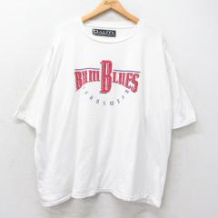 �Ò� b.u.m.equipment ���� �r���e�[�W T�V���c �����Y 90�N�� 90s BUM BLUES �傫���T�C�Y �R�b�g�� �N���[�l�b�N USA�� ��  ���� �Ò�