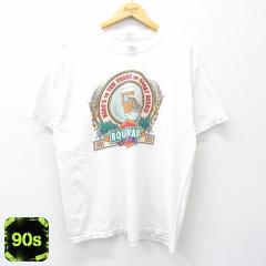 �Ò� ���� �r���e�[�W T�V���c �����Y 90�N�� 90s BOULEVARD �r�[�� �R�b�g�� �N���[�l�b�N �� �z���C�g XL�T�C�Y ���� ���� �Ò�