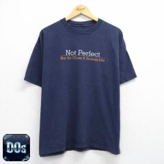 �Ò� ���� �r���e�[�W T�V���c �����Y 00�N�� 00s Not Perfect �傫���T�C�Y �N���[�l�b�N �� �l�C�r�[ XL�T�C�Y ���� ���� �Ò�