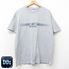 �Ò� ���[�{�b�N REEBOK ���� �r���e�[�W T�V���c �����Y 00�N�� 00s �r�b�O���S �N���[�l�b�N �O���[ ���~�� XL�T�C�Y ���� ���� �Ò�