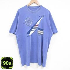 �Ò� ���� �r���e�[�W T�V���c �����Y 90�N�� 90s ���b�g �N���[�l�b�N �� XL�T�C�Y ���� ���� �Ò�