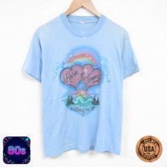 �Ò� �X�N���[���X�^�[�Y ���� �r���e�[�W T�V���c 80�N�� 80s �n�[�g �G�A�u���V �N���[�l�b�N USA�� ���� �l�C�r�[ ���~�� L ���� �Ò�