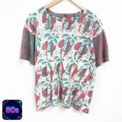�Ò� ���� �r���e�[�W T�V���c �����Y 80�N�� 80s ���V�̖� ���� �傫���T�C�Y �N���[�l�b�N �G���W�� spe XL�T�C�Y ���� ���� �Ò�