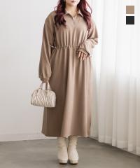 大きいサイズ/レディース/LL/3L/4L/CLETTEオリジナルフロントボタン