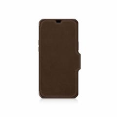 ITSKINS Hybrid Folio Leather for iPhone 13 mini/12 mini [Brown with real leather] AP2N-HYBRF-BNRLksl