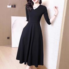 大人 上品 ワンピース 長袖 結婚式 タイト 大きいサイズ レディース 秋冬 ミセス 30代 40代 50代 膝丈 お嬢様 春ワンピース シャツ きれ