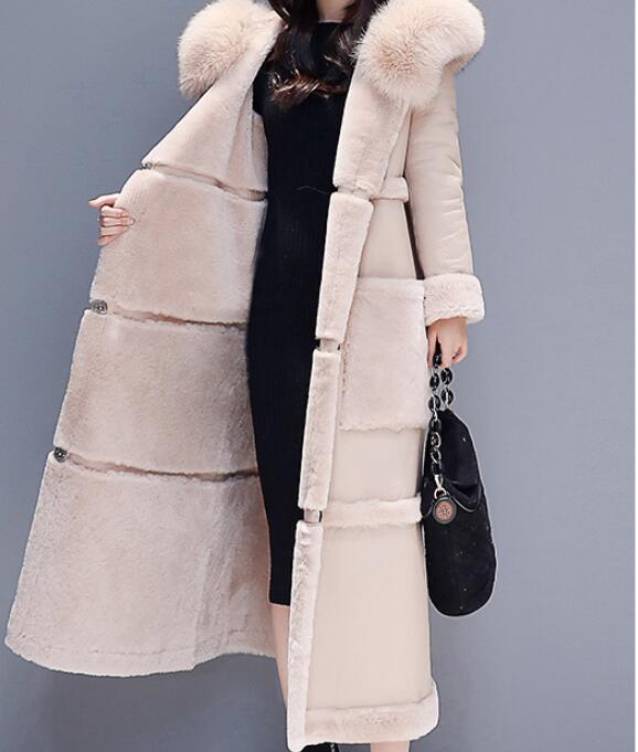 ロングリアルムートン ベアトリス リアルムートン ロングコート 38