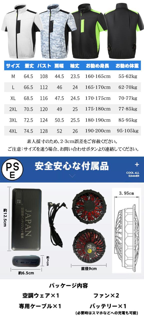 猛暑日には欠かせない フルセット -12°C冷却効果 9枚羽強力ファン 4段階風量調節可能 UV対策 涼しい 母の日 父の日 プレゼント ギフト