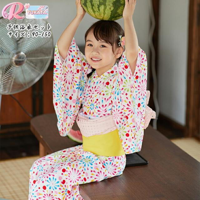 花火 浴衣 子供 可愛い 個性的 花火大会 夏祭り 女性用浴衣 浴衣 ワンピース ゆかた 薄手 洗える 150cm 140cm 花火大会 夏祭り お祭り 旅行 かわいい ゆかた