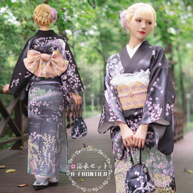 大人 女性 20代 30代 可愛い 個性的 花火大会 夏祭り 女の子 女子会 紅葉狩り 花火大会 女性浴衣 ゆかた 薄手 洗える 150cm 160cm 花火大会 お祭り 旅行 かわいい 着物